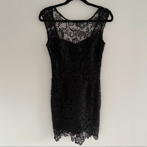 Alythea low back lace cocktail dress